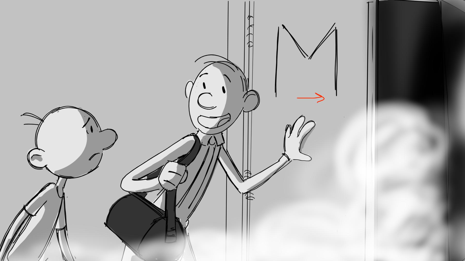 Diary of a Wimpy Kid beat board