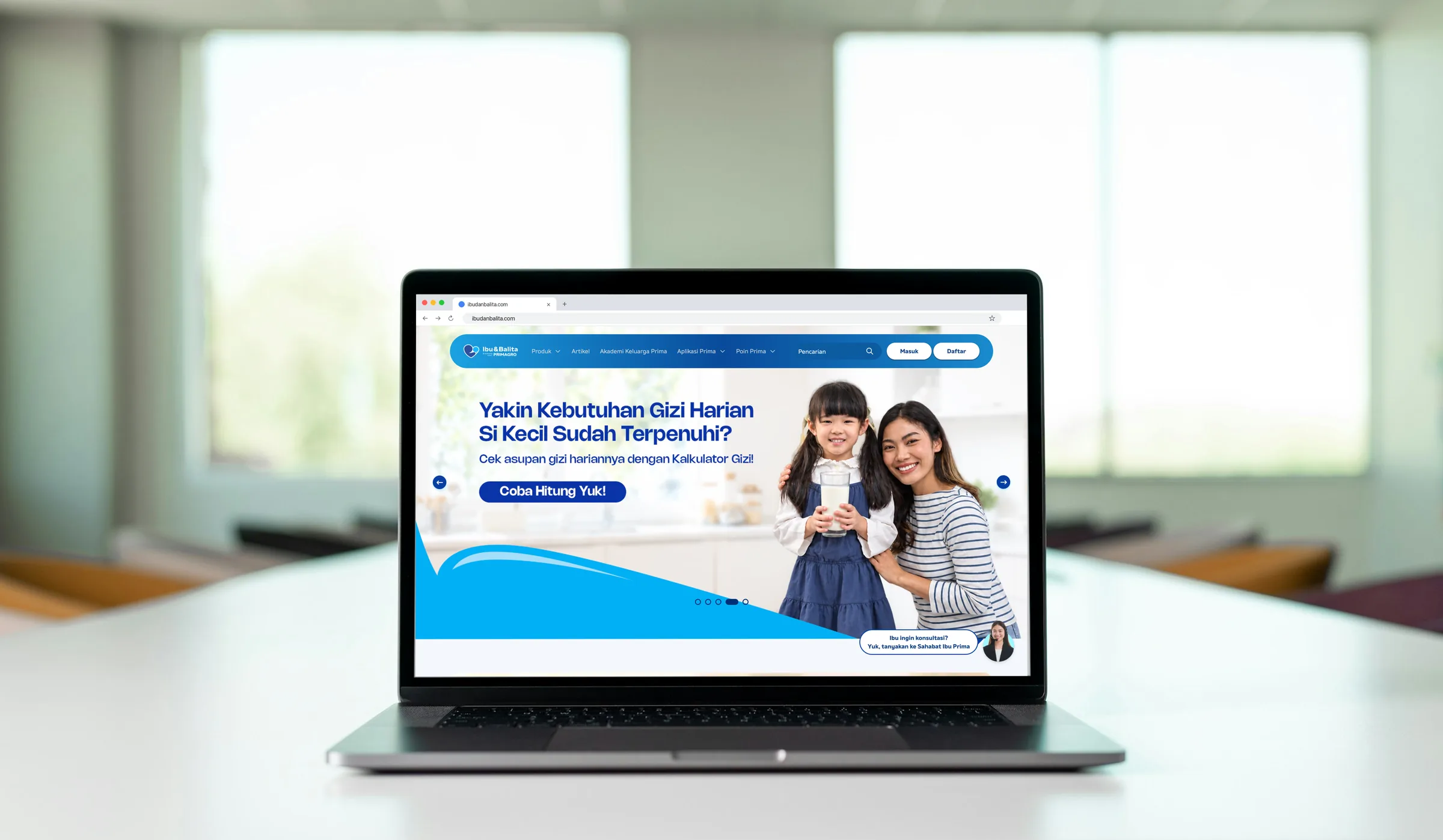 Ibu dan Balita Website