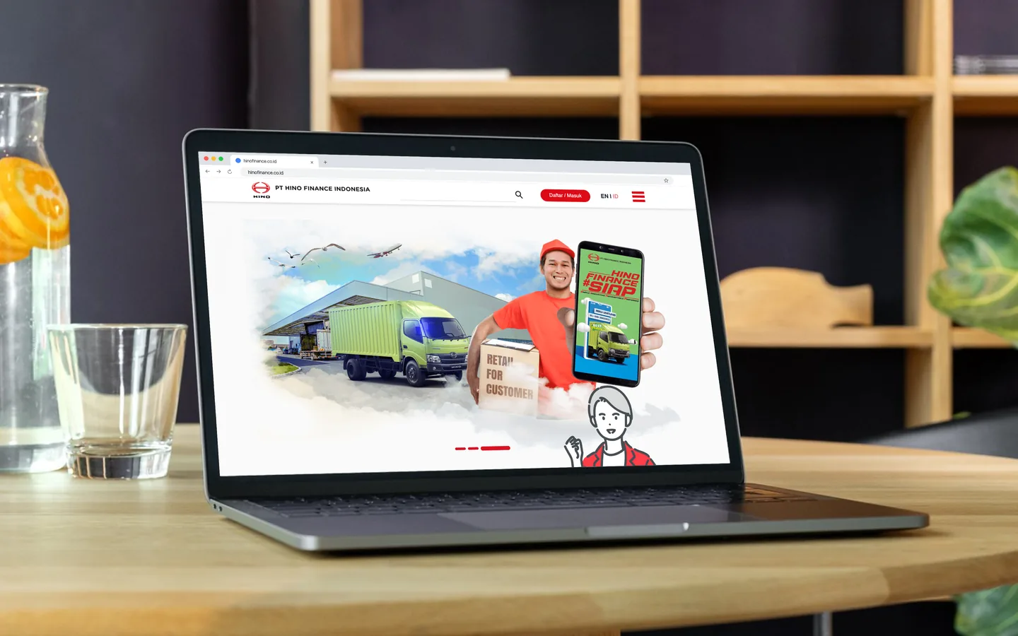 Hino Finance Web Revamp