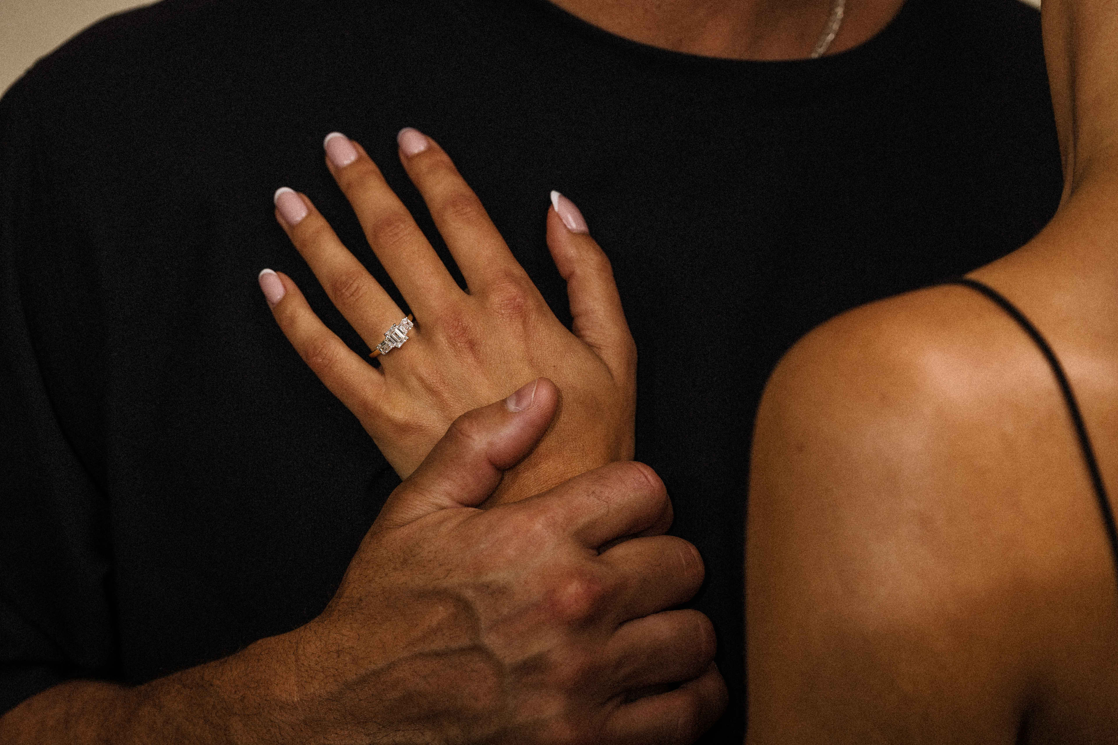Kiara (Yellow Gold) worn on the hand