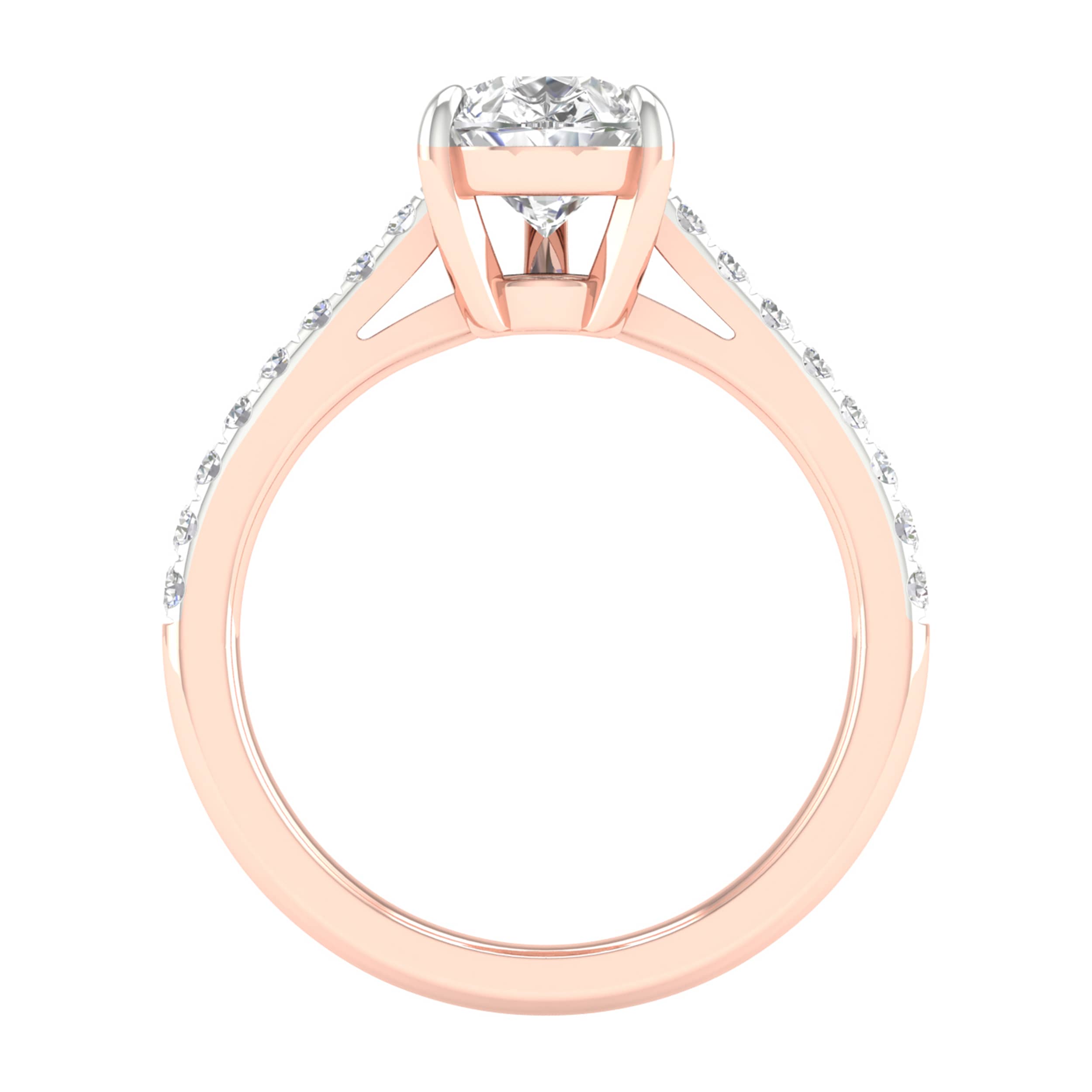 Saffron in Rose Gold, Front view