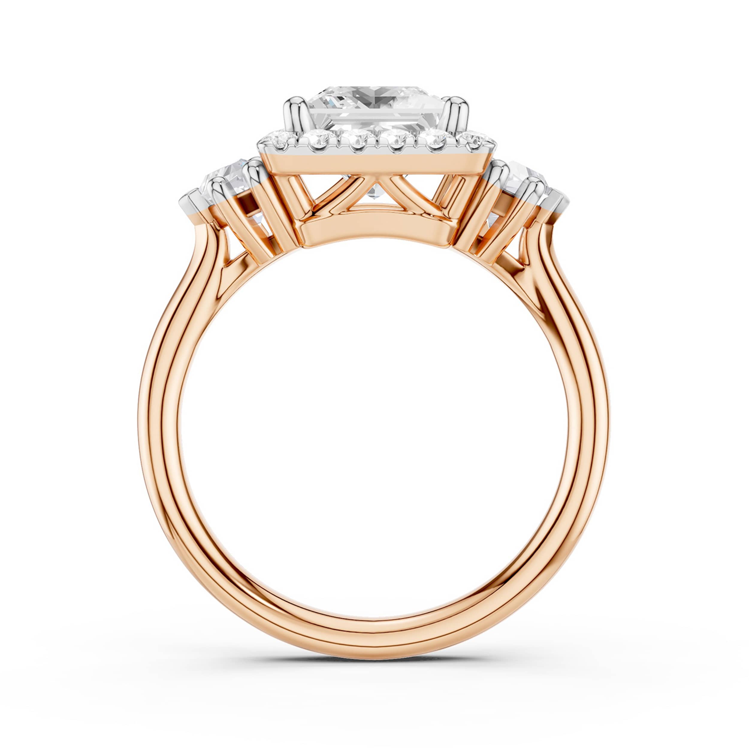 Ocean in Rose Gold, Front view