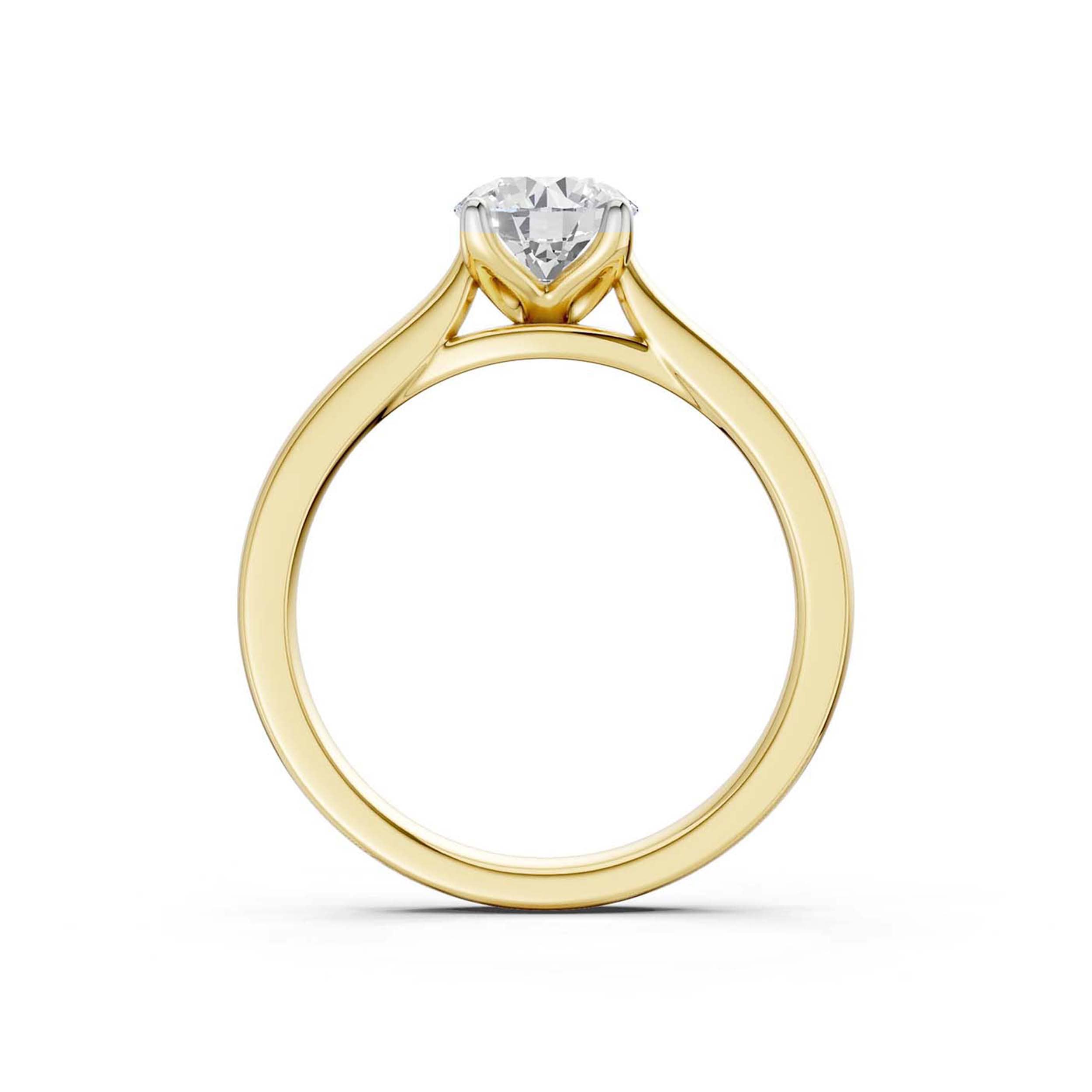 Era (Yellow Gold) ring, side view