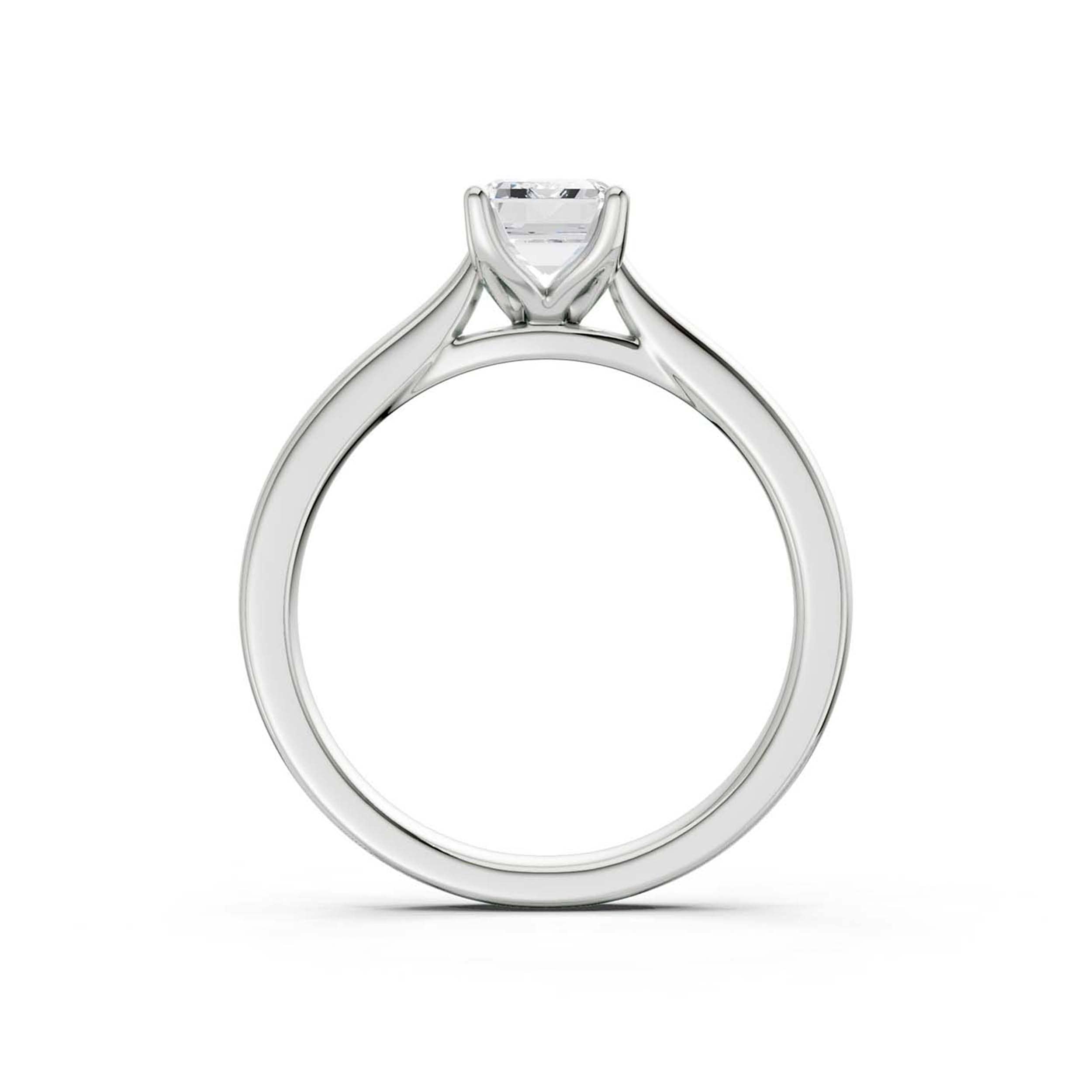 Cleo Emerald 1.09ct ring, side view