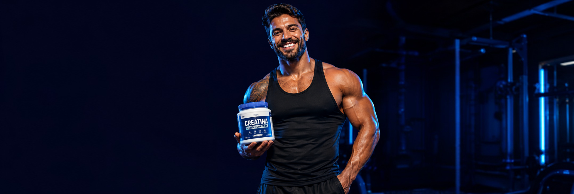Atleta com Creatina
