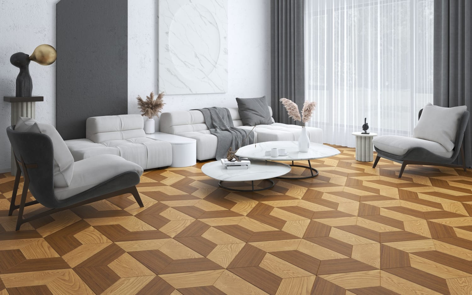 Seashell - D11 & Walnut Natural