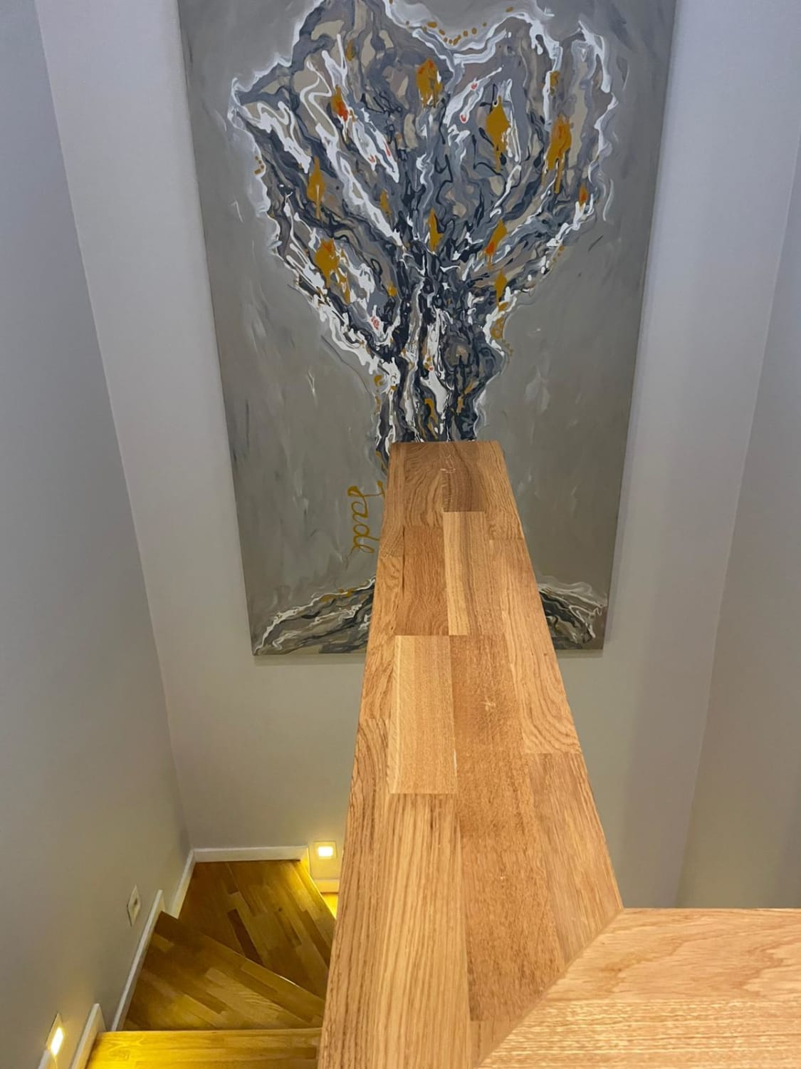 3S STRİP MEŞE LAMİNE PARKE MERDİVEN