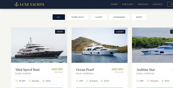 Luxe Yacht - Premium Marine Charter Platform