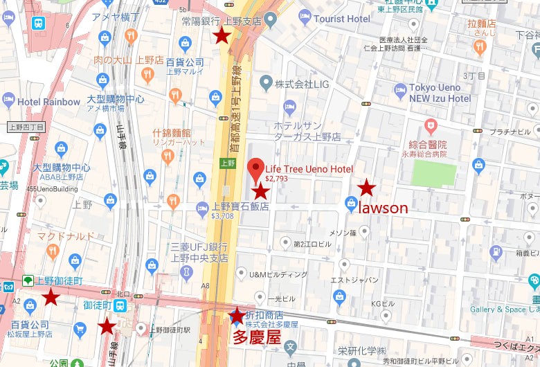 生命之樹周邊地圖