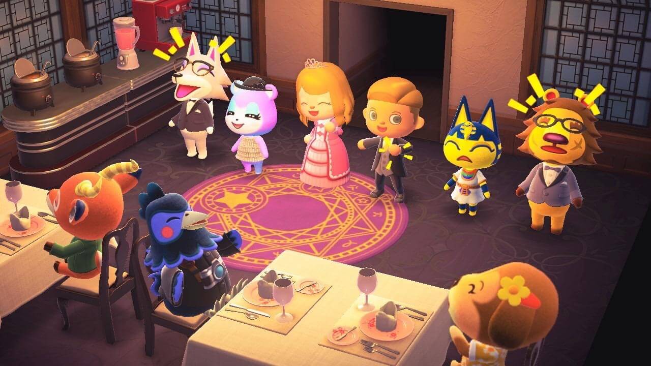 總敬酒-社交距離-新冠肺炎-婚禮-wedding-動森-動物森友會