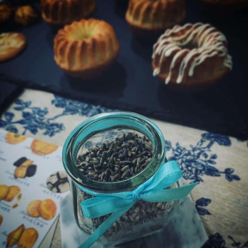 薰衣草費南雪的天然香草。（Photo by Selena）