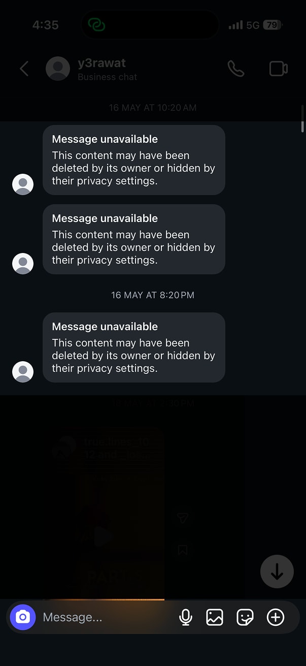 Broken saving workflow illustration