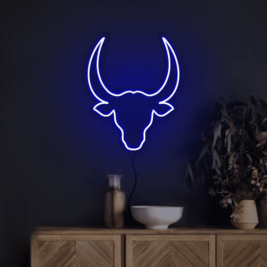 Bull Neon Sign