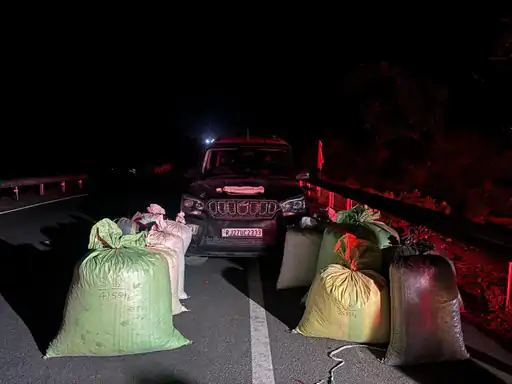 उदयपुर ANTF टीम ने 62 लाख का डोडा चूरा पकड़ा 20 KM तक किया पीछा