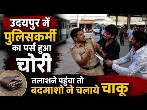 उदयपुर में पुलिसकर्मी का पर्स चोरी, तलाशने पंहुचा तो बदमाशों ने चलाये चाक़ू 