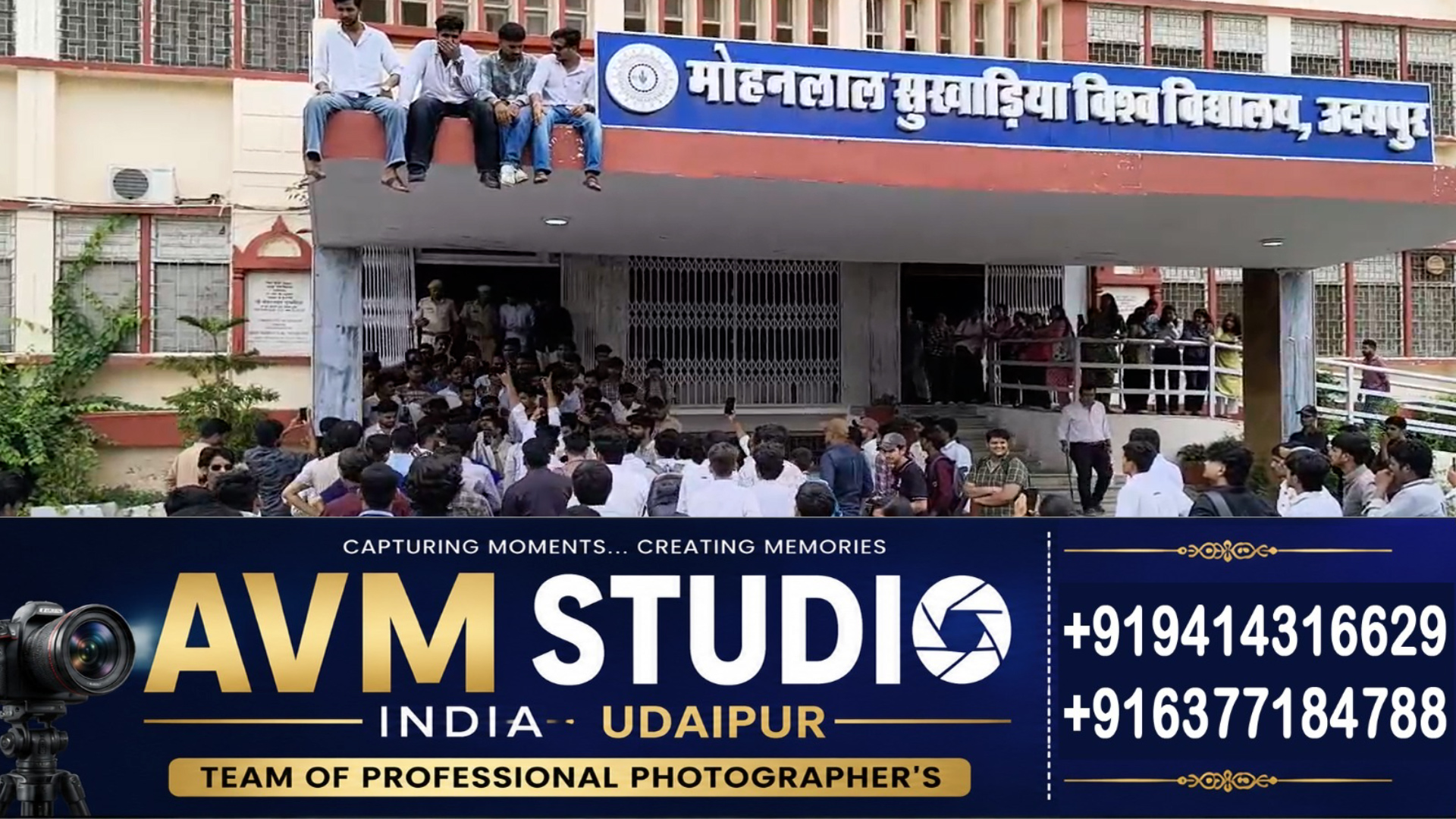 छात्रसंघ चुनाव की मांग पर एमएलएसयू में हुआ हंगामा, प्रशासनिक भवन की छत पर चढ़ कर छात्रों ने किया प्रदर्शन