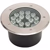 LED Grondspot - Inbouw Rond - 18W - IP67 - 4000K - Mat Chroom - RVS LED Grondspot - Inbouw Rond - 18W - IP67 - 4000K - Mat Chroom - RVS