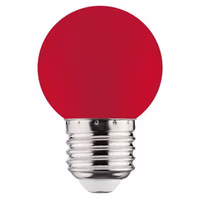 LED Lamp E27 Kozolux Romba Rood 1W