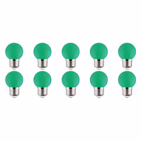 10x LED E27 Kozolux Romba Groen 1W 10x LED E27 Kozolux Romba Groen 1W