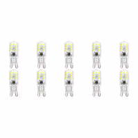LED Bulb 10 Pack - Aigi Yvona - G9 Fitting - 2.5W - Bright/Cool White 65 LED Bulb 10 Pack - Aigi Yvona - G9 Fitting - 2.5W - Bright/Cool White 65