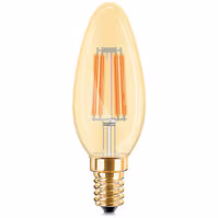 LED Bulb E14 Candle Filament - Dimmable Amber 4W LED Bulb E14 Candle Filament - Dimmable Amber 4W