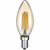 Dimmable LED Filament E14 Bulb - 4W Amber Warm White Dimmable LED Filament E14 Bulb - 4W Amber Warm White