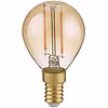 Dimmable LED Bulb E14 - Filament - Warm White - Amber