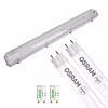 LED Fluorescent Fixture with T8 Tube - Neutral White Light LED Fluorescent Fixture with T8 Tube - Neutral White Light