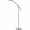 Dimmable LED Floor Lamp 12W - Warm White - White Floor Lamp Matte Nickel Dimmable LED Floor Lamp 12W - Warm White - White Floor Lamp Matte Nickel
