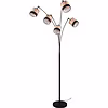 LED Floor Lamp Trion Lazo - Matte Black Metal Floor Lamp 5-light LED Floor Lamp Trion Lazo - Matte Black Metal Floor Lamp 5-light