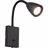 LED wandspot | 10W max | GU10 | Mat-zwart | Verstelbaar