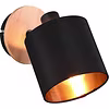 LED wandlamp | 28W max | Mat bruin | E14 | Aluminium | Rond LED wandlamp | 28W max | Mat bruin | E14 | Aluminium | Rond