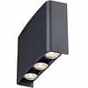 LED wandlamp | 6W | 4000K | IP65 | Verstelbare beam | Zwart LED wandlamp | 6W | 4000K | IP65 | Verstelbare beam | Zwart