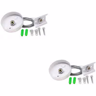 Spanningsrail Ophangset 2 Pack Wit - Voor LED Lamp & Vloerlamp Spanningsrail Ophangset 2 Pack Wit - Voor LED Lamp & Vloerlamp