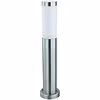 LED Tuinverlichting - Staande Buitenlamp - Laurea 4 - E27 Fitting - Rond - RVS - Philips - CorePro Lustre 827 P45 FR - 4W - Warm Wit 2700K LED Tuinverlichting - Staande Buitenlamp - Laurea 4 - E27 Fitting - Rond - RVS - Philips - CorePro Lustre 827 P45 FR - 4W - Warm Wit 2700K
