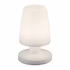 LED Table Lamp - Trion - Oval - White - Plastic - Splashproof - USB Rechargeable LED Table Lamp - Trion - Oval - White - Plastic - Splashproof - USB Rechargeable