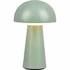 LED Tafellamp - Tafelverlichting - Trion Lenio - 2W - Warm Wit 3000K - Dimbaar - USB Oplaadbaar - Spatwaterdicht IP44 - Rond - Mat Groen - Kunststof LED Tafellamp - Tafelverlichting - Trion Lenio - 2W - Warm Wit 3000K - Dimbaar - USB Oplaadbaar - Spatwaterdicht IP44 - Rond - Mat Groen - Kunststof