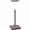 LED Table Lamp with Rechargeable Batteries - Trion Sansy - 2.1W - RGBW - Splashproof IP44 - Dimmable - Square - Anthracite LED Table Lamp with Rechargeable Batteries - Trion Sansy - 2.1W - RGBW - Splashproof IP44 - Dimmable - Square - Anthracite