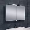 LED Spiegelkast 90x60cm | 6W | Aluminium | Stopcontact