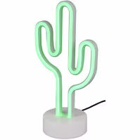 LED Tafellamp - Trion Cactus - 1W - USB - Rond - Mat Wit - Kunststof LED Tafellamp - Trion Cactus - 1W - USB - Rond - Mat Wit - Kunststof