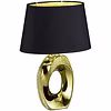 LED Table Lamp - Table Lighting - Trion Tibos - E14 Fitting - Round - Matte Gold - Ceramic LED Table Lamp - Table Lighting - Trion Tibos - E14 Fitting - Round - Matte Gold - Ceramic