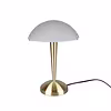 LED Table Lamp - Trion Ilza - E14 Fitting - 1 light source - Matt Brass - Metal - White Glass LED Table Lamp - Trion Ilza - E14 Fitting - 1 light source - Matt Brass - Metal - White Glass