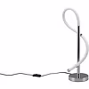 LED Tafellamp - Trion Argino - 10.5W - Natuurlijk Wit 4000K - Dimbaar - Chroom - Metaal LED Tafellamp - Trion Argino - 10.5W - Natuurlijk Wit 4000K - Dimbaar - Chroom - Metaal