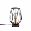 LED Table Lamp - Trion Rigo - E27 fitting - Round - Matte Black - Metal LED Table Lamp - Trion Rigo - E27 fitting - Round - Matte Black - Metal