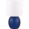 LED Tafellamp - Tafelverlichting - Trion Alev - E14 Fitting - Rond - Blauw - Glas LED Tafellamp - Tafelverlichting - Trion Alev - E14 Fitting - Rond - Blauw - Glas