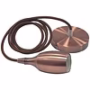 LED Pendant Lamp Woby - Industrial, Matte Copper & Aluminum, E27 LED Pendant Lamp Woby - Industrial, Matte Copper & Aluminum, E27