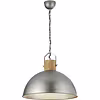 LED Pendant Lamp Trion Delvira - Round, Antique Nickel, E27 LED Pendant Lamp Trion Delvira - Round, Antique Nickel, E27