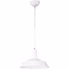 LED Pendant Lamp Matte White - Round Aluminum with E27 Fitting LED Pendant Lamp Matte White - Round Aluminum with E27 Fitting