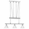 LED Pendant Lamp Trion Stomun - 3-Light Matte Nickel & Aluminum LED Pendant Lamp Trion Stomun - 3-Light Matte Nickel & Aluminum