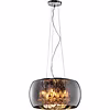 LED Hanglamp Trion Vapiro - 5-lichts met Glas en Mat Chroom LED Hanglamp Trion Vapiro - 5-lichts met Glas en Mat Chroom